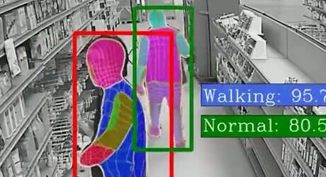 Camera 3 view of Aisle 6 in the store